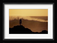 Man on top of a Summit Fine Art Print