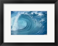 Close-up of waves in the sea in turquoise Fine Art Print