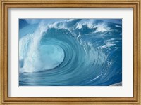 Close-up of waves in the sea in turquoise Fine Art Print