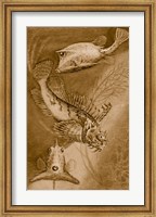 Cow trunk fish, orange sea raven, common trunk fish Fine Art Print