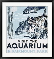 Visit the aquarium in Fairmount Park Fine Art Print