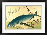Hiroshige A Shoal of Fishes Fugu Yellowtail Fine Art Print