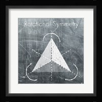 Rotational Symmetry Framed Print