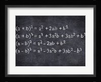 Algebra Framed Print