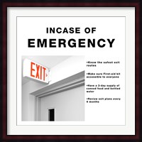In Case Of Emergency Fine Art Print