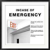 In Case Of Emergency Fine Art Print