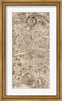 Plan de la Ville de Paris, 1715 (M) Fine Art Print
