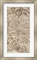 Plan de la Ville de Paris, 1715 (M) Fine Art Print