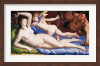 Bronzino Venus, Cupido and Satyr Fine Art Print