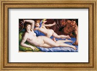 Bronzino Venus, Cupido and Satyr Fine Art Print
