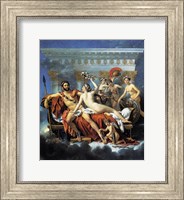 Jacques - Louis David Aphrodite Ares Graces Fine Art Print