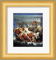 Jacques - Louis David Aphrodite Ares Graces Fine Art Print