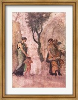La punizione di Amore Aphrodite Pompeii mural Fine Art Print