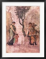 La punizione di Amore Aphrodite Pompeii mural Fine Art Print