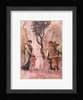 La punizione di Amore Aphrodite Pompeii mural Fine Art Print