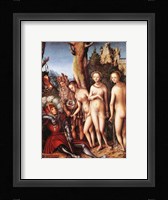 Lucas Cranach D. A. - The Judgment of Paris Fine Art Print