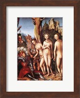 Lucas Cranach D. A. - The Judgment of Paris Fine Art Print