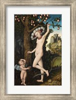 Lucas Cranach the Elder - Cupid complaining to Venus Fine Art Print