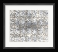 1902 L'Armee Case Map of Paris and Environs Fine Art Print