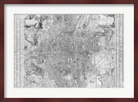 Jaillot map of Paris 1762 Fine Art Print