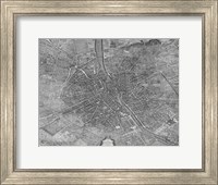 Plan de Turgot Fine Art Print