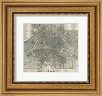 Plan Paris Stockdale Fine Art Print