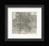 Plan Paris Stockdale Fine Art Print