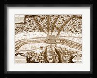 The first map of Paris Fine Art Print