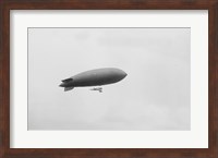 Blimp Over Police Games Fine Art Print