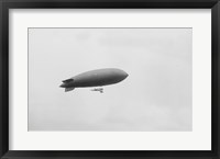 Blimp Over Police Games Fine Art Print