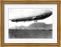 Zeppelin Airship LZ 11 Viktoria Luise on May 5, 1912 in Marburg Fine Art Print