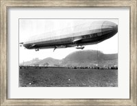 Zeppelin Airship LZ 11 Viktoria Luise on May 5, 1912 in Marburg Fine Art Print