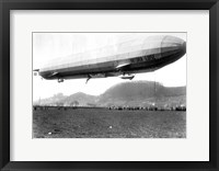 Zeppelin Airship LZ 11 Viktoria Luise on May 5, 1912 in Marburg Fine Art Print