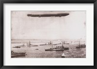 Zeppelin - B&W in the air Fine Art Print