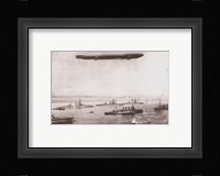 Zeppelin - B&W in the air Fine Art Print
