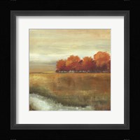 Orange Treescape II Framed Print
