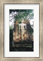 Standing Buddha Wat Phra Si Iriyabot Fine Art Print