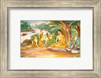 Ascetic Bodhisatta Gotama with the Group of Five Fine Art Print