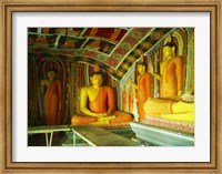Buddha Statues Ibbagala Viharay Fine Art Print