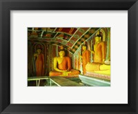 Buddha Statues Ibbagala Viharay Fine Art Print