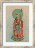 Buddha Standing on a Lotus Fine Art Print