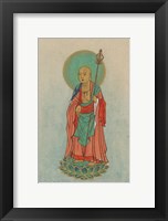 Buddha Standing on a Lotus Fine Art Print