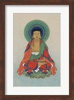 Buddha Sitting on a Lotus Fine Art Print