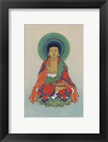 Buddha Sitting on a Lotus Fine Art Print