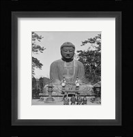 Worshipping at the Shrine of the Great Diabutsu Framed Print