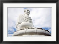 Statue of Buddha, Long Son Pagoda, Nha Trang, Vietnam Framed Print