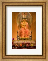 Statue of Buddha in a Temple Fine Art Print