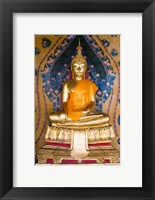 Statue of Buddha in a temple, Wat Arun, Bangkok, Thailand Fine Art Print
