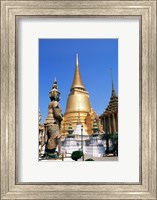 Stupas at theTemple of the Emerald Buddha, Bangkok, Thailand Fine Art Print