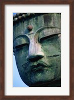Close-up of a statue of Buddha, Daibutsu, Kamakura, Tokyo, Japan Fine Art Print